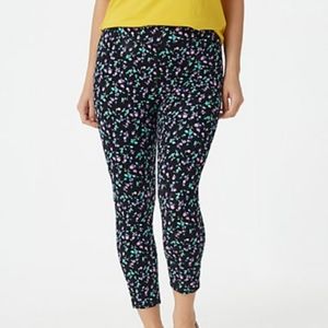 3X stretch floral leggings